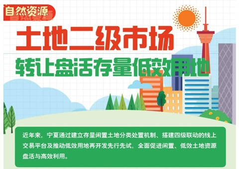宁夏让土地二级市场“活”起来、闲置低效土地资源“动”起来！